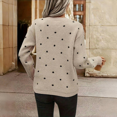 Ashbury™ | Polka Dot Knitted Sweater