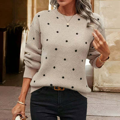 Ashbury™ | Polka Dot Knitted Sweater
