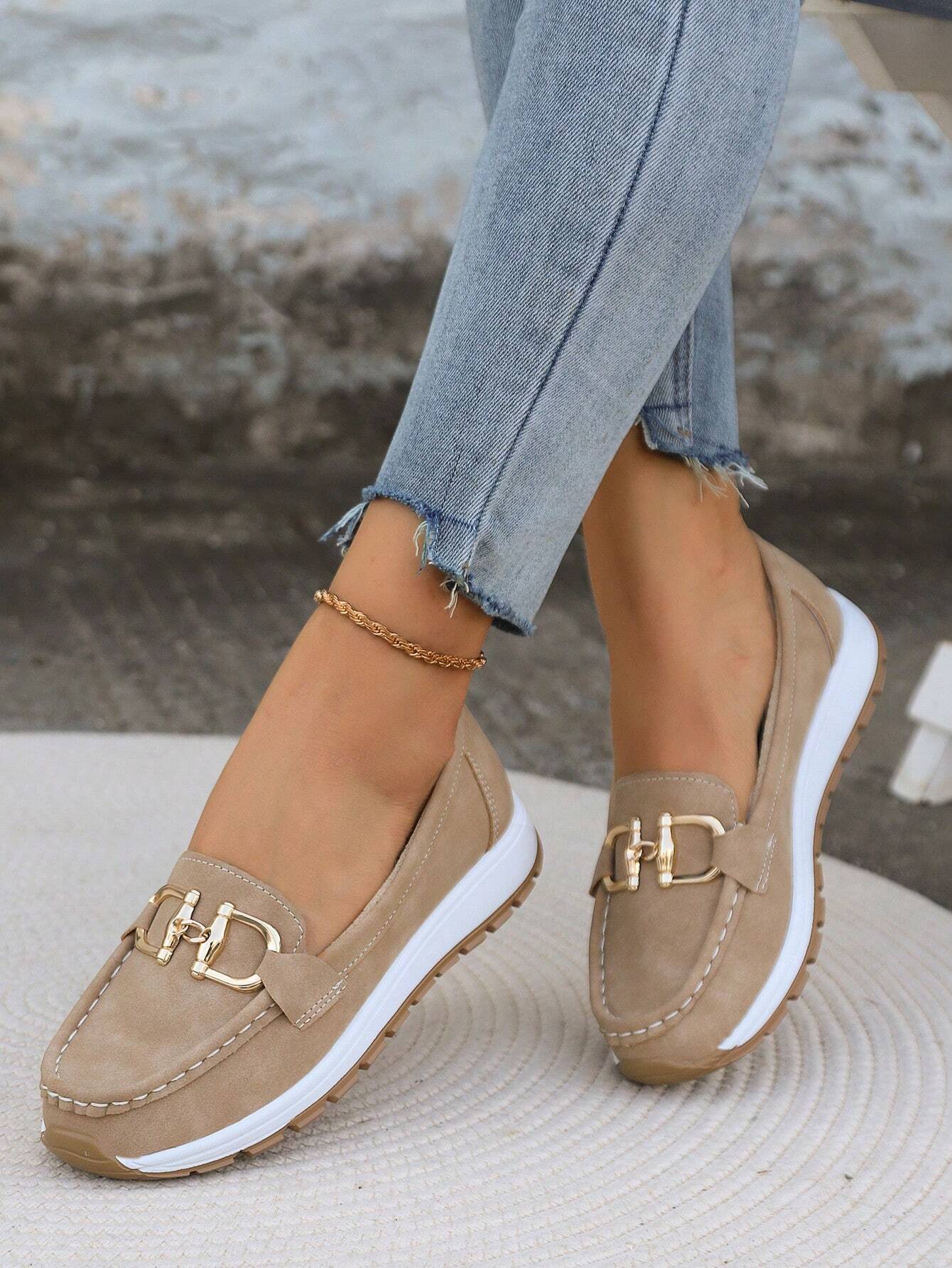 Ellie™ | Flat Buckle Loafers