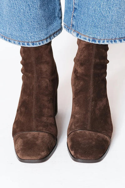 Brooke | Square toe heeled boots