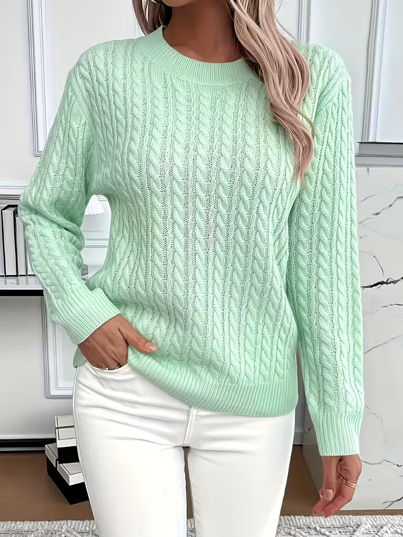 Megan™ | Aria Soft Knit Sweater