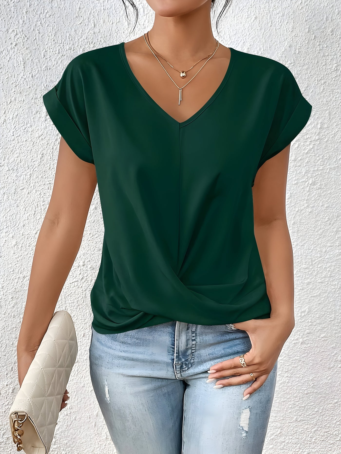 Sarah™ | Relaxed Front Twist Top