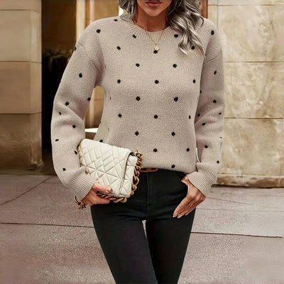 Ashbury™ | Polka Dot Knitted Sweater