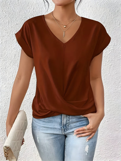 Sarah™ | Relaxed Front Twist Top