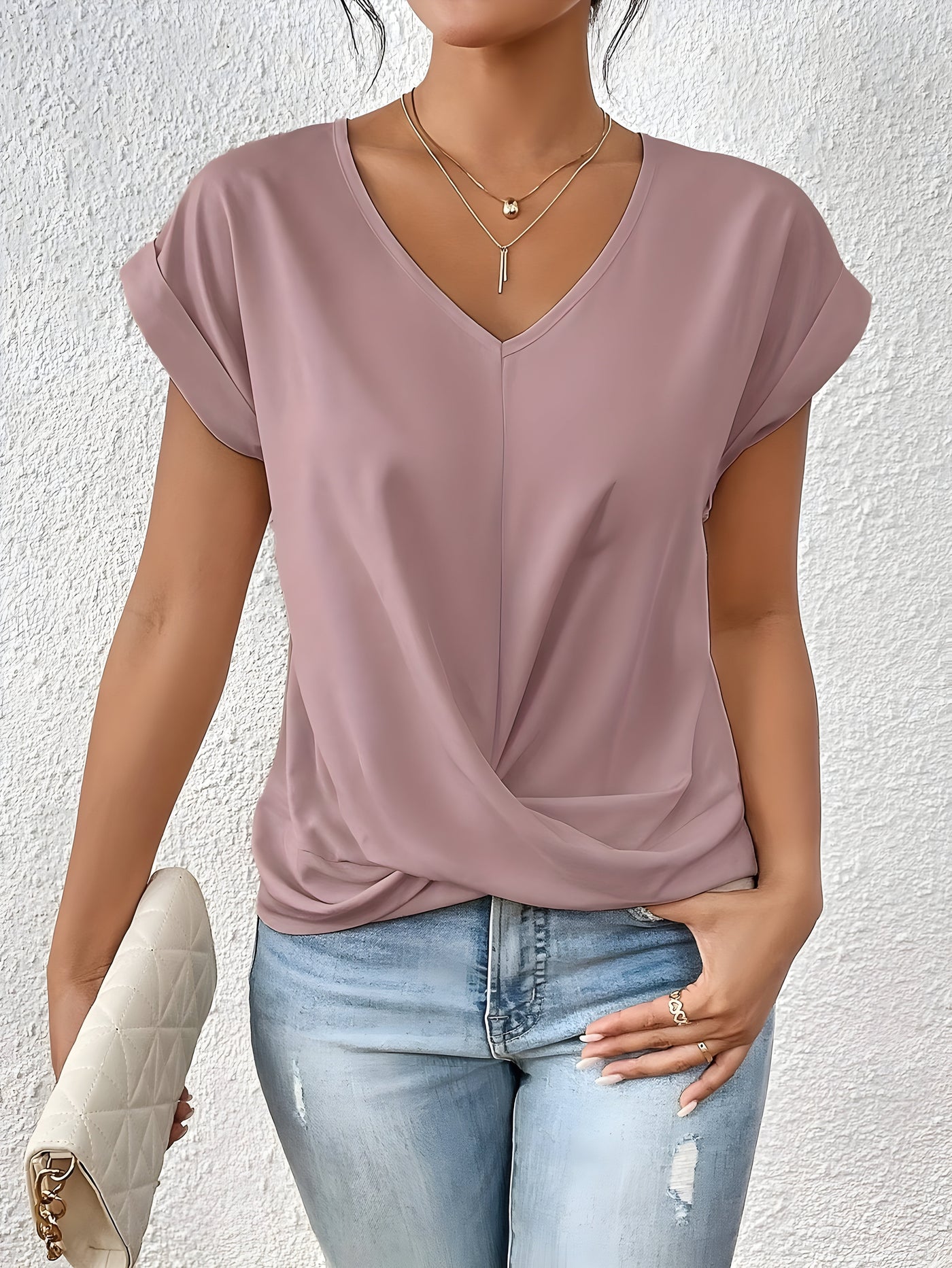 Sarah™ | Relaxed Front Twist Top