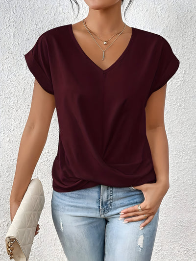 Sarah™ | Relaxed Front Twist Top