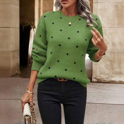 Ashbury™ | Polka Dot Knitted Sweater