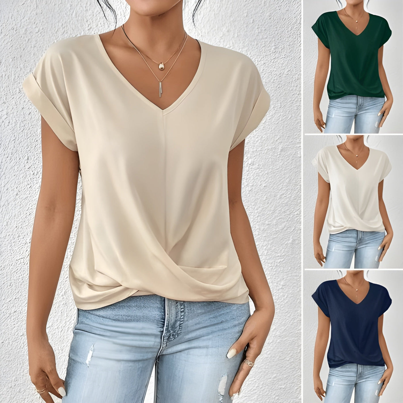 Sarah™ | Relaxed Front Twist Top