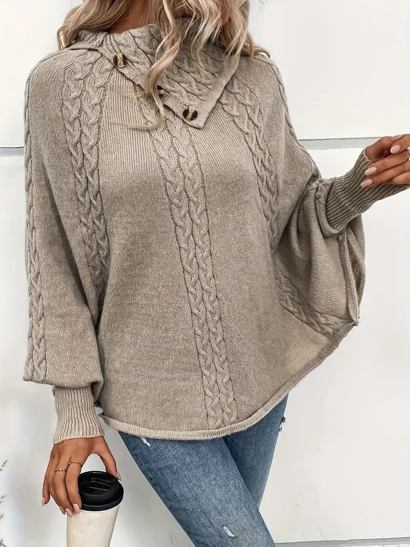 Ashbury™ | Cozy Knit Button Sweater