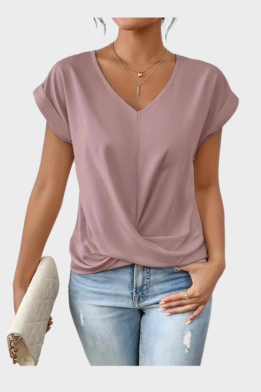 Sarah™ | Relaxed Front Twist Top