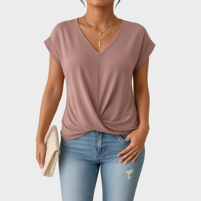 Sarah™ | Relaxed Front Twist Top