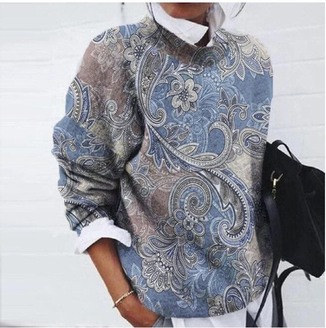 Ashbury™ | Trendy Floral Sweater