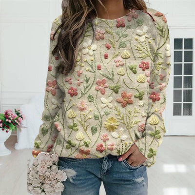Ashbury™ | Floral Pattern Pullover for Women