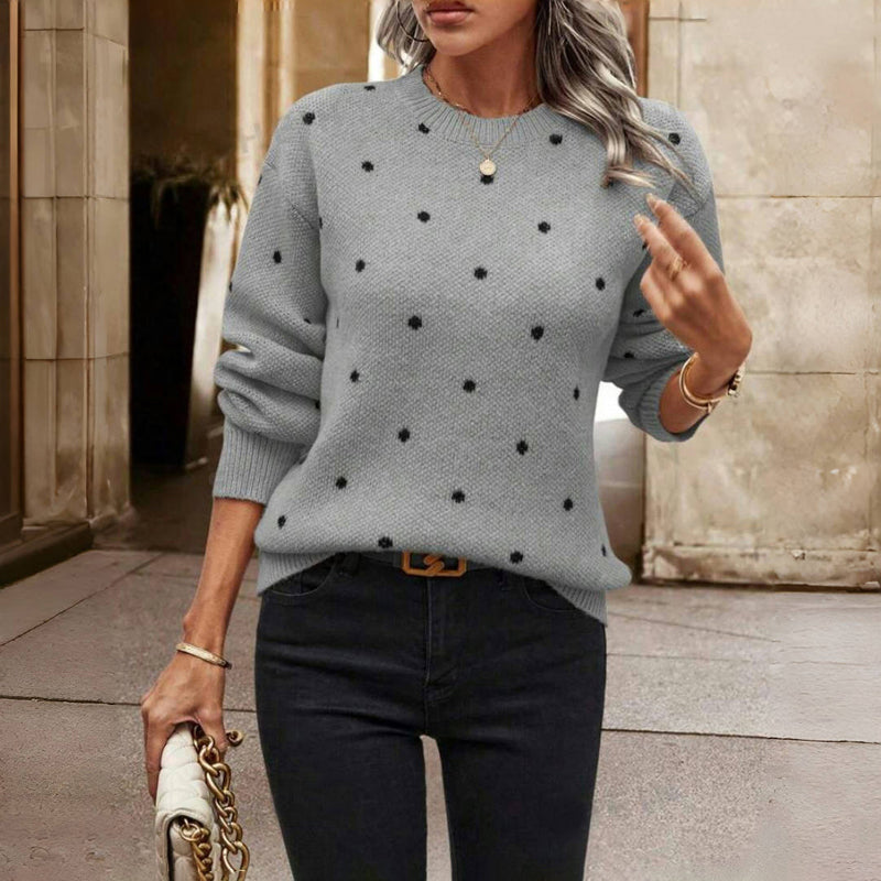 Ashbury™ | Polka Dot Knitted Sweater