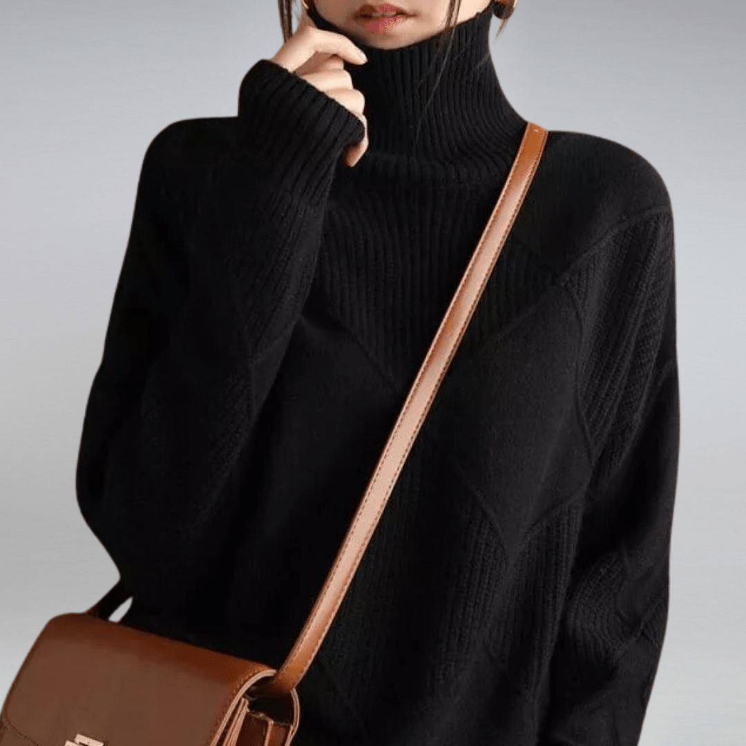 Élise | Abby Soft Turtleneck Sweater