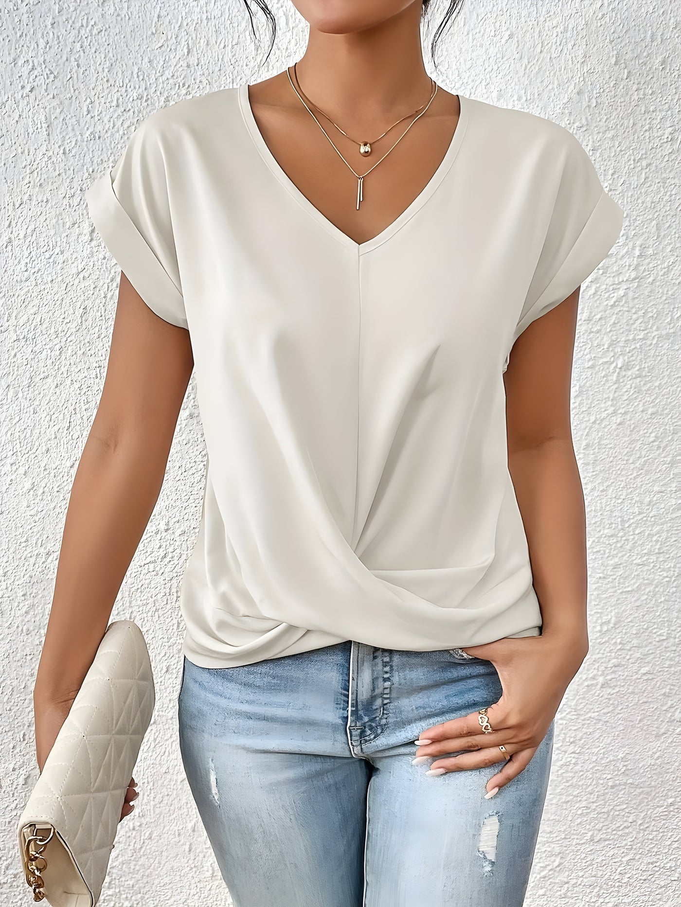 Sarah™ | Relaxed Front Twist Top