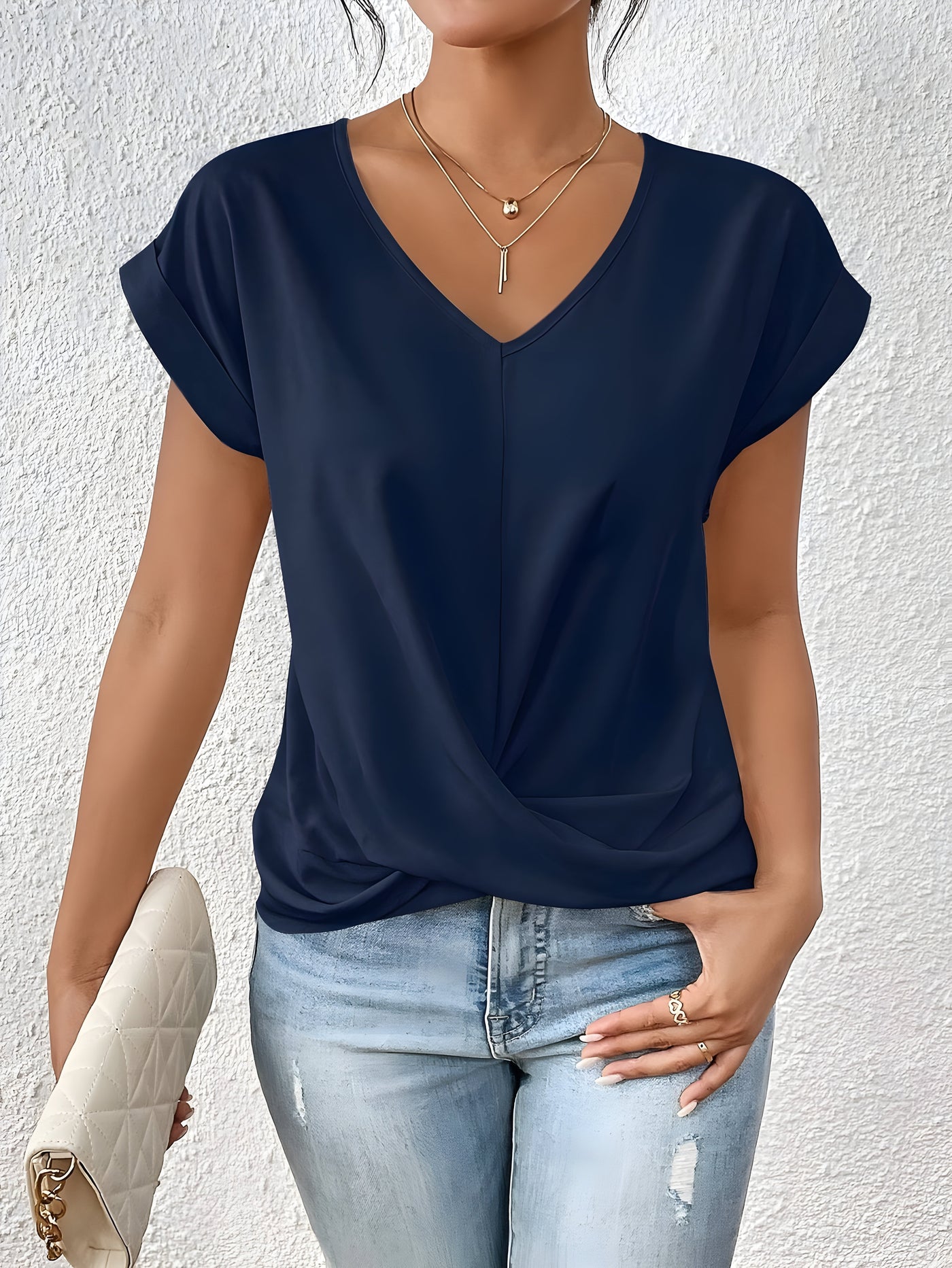 Sarah™ | Relaxed Front Twist Top