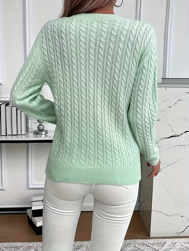 Megan™ | Aria Soft Knit Sweater