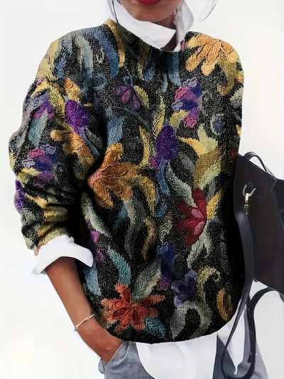 Ashbury™ | Trendy Floral Sweater