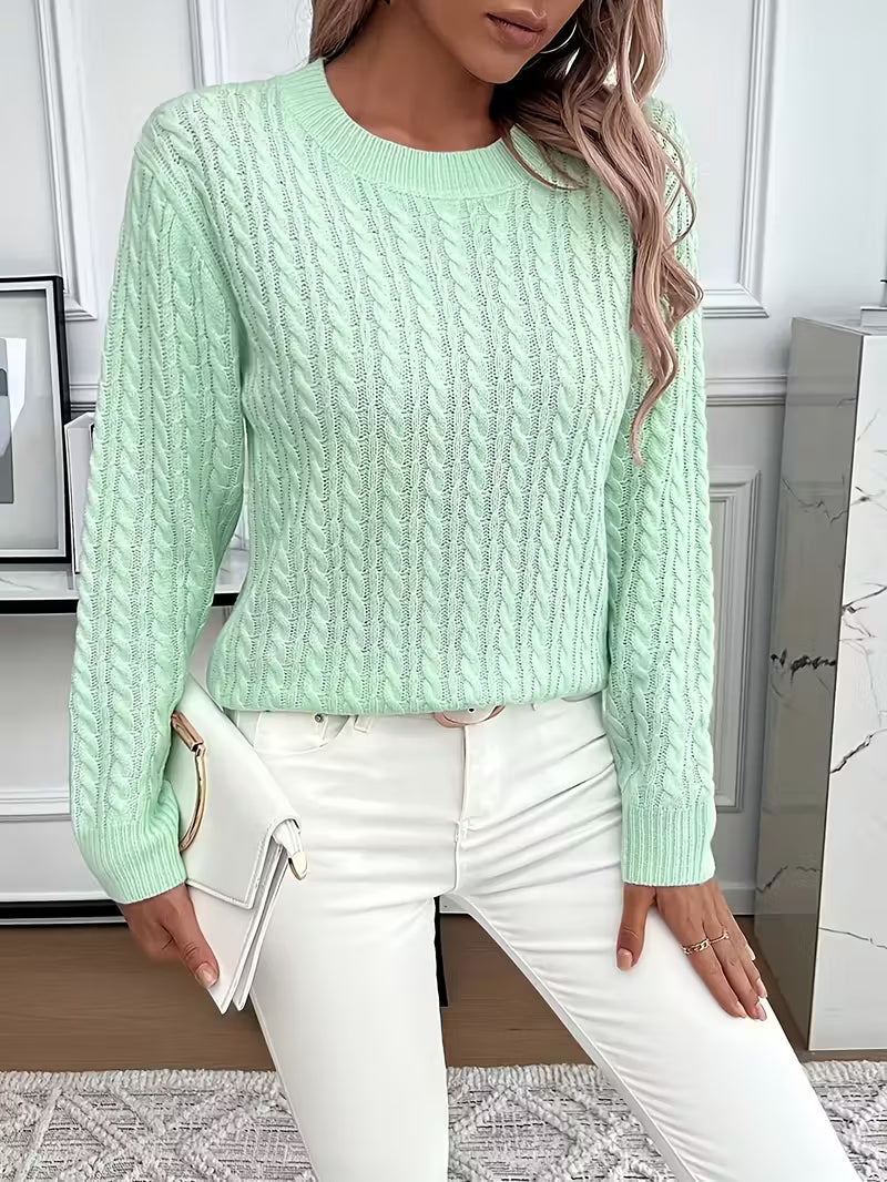 Megan™ | Aria Soft Knit Sweater